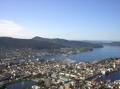 Una veduta della citta di Bergen in Norvegia