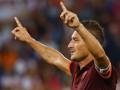 Francesco Totti, 38 anni, ieri ha segnato la rete numero 237 in Serie A. Action