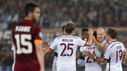 Roma-Bayern 1:7, die Deutschen haben eine Lawine im Olimpico