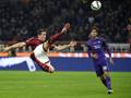 Fernando Torres in azione contro la Fiorentina. Afp