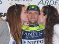 Paolo De Negri, 27 anni, vincitore della prima tappa del Circuits des Ardennes. Bettini
