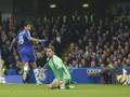 Diego Costa, fuorigioco non visto:  gol per il Chelsea. Action Images