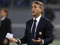 Roberto Mancini, 50 anni, prima sconfitta in stagione alla guida dell'Inter. Reuters