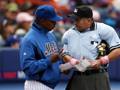 Dale Scott e il coach dei New York Mets Willie Randolph.