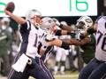 Tom Brady, 37 anni, quarterback dei New England Patriots, tre Super Bowl vinti REUTERS