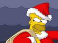 Homer Simpson versione natalizia
