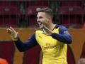 Lukas Podolski, attaccante tedesco 29enne dell'Arsenal. Reuters