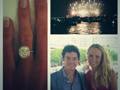 La foto postata dalla Wozniacki a inizio 2014: dopo 12 mesi non ci sono pi l'anello e il fidanzato Rory McIlroy