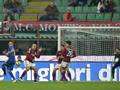 Il gol di Simone Zaza al Milan. Lapresse