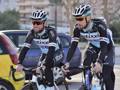Mark Cavendish e Tom Boonen in allenamento a Calpe in Spagna