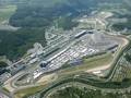 Una veduta aerea della pista del Nurburgring