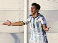 Giovanni Simeone, 19 anni, attaccante del River e figlio di Diego. Reuters