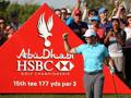 Rory McIlroy dopo l'hole-in-one ad Abu Dhabi. REUTERS