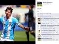 Odegaard inneggia a Messi su facebook 