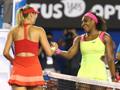 Maria Sharapova e Serena Williams GETTY