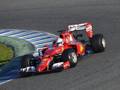 Sebastian Vettel, 27 anni, nei test di Jerez. Colombo