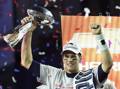 Tom Brady festeggia il suo quarto Super Bowl. Reuters