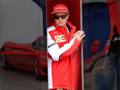 Kimi Raikkonen a Jerez per i test F1. Epa