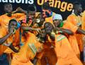 I festeggiamenti della Costa d'Avorio per la vittoria in Coppa d'Africa: ora Gervinho e Doumbia torneranno a Roma. Epa