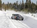 Ogier impegnato nel Rally di Svezia