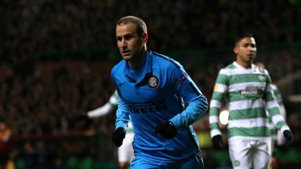 Inter vs Celtic sciarpa match EUL Europa League ufficiale Taglia Taglia  unica Colore Azzurro