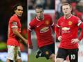 Il tridente da favola del Manchester United: Robin Van Persie, Wayne Rooney e Radamel Falcao