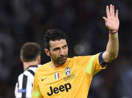 Gianluigi Buffon, 37 anni, portiere della Juventus, alla sua seconda sconfitta in finale di Champions League. Reuters