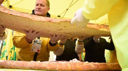 Un panino lungo 3 metri, oggi sul Cardo. Omnimilano
