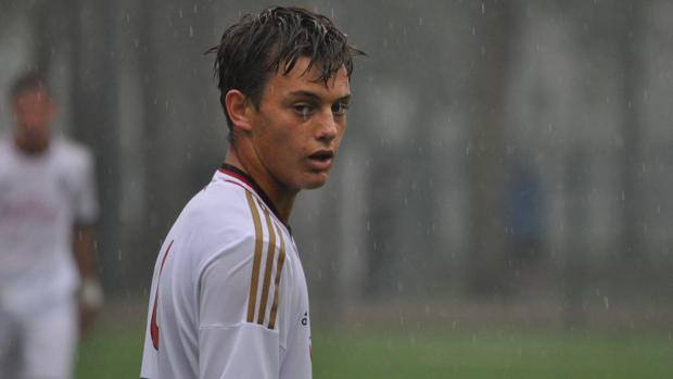 Andrea Casiraghi, 18 anni, figlio dell'ex centravanti di Lazio, Juventus e Nazionale. Foto Oddi