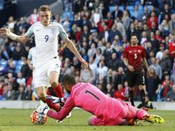 Il gol di Vardy che regala la vittoria all'Inghilterra. Reuters