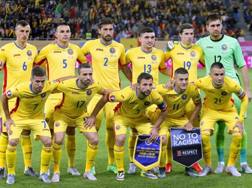 La squadra della Romania. Ansa