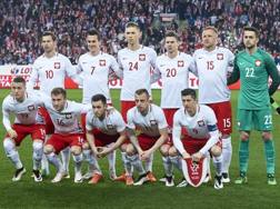 La squadra della Polonia. Getty