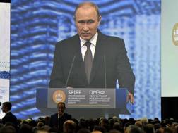 Il presidente russo Vladimir Putin. Afp
