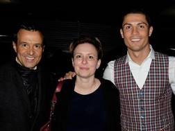Cristiano Ronaldo, Chantal Borgonovo e il procuratore Jorge Mendes