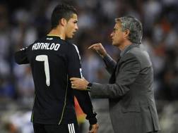Ronaldo e Mourinho, ai tempi del Real. Reuters 