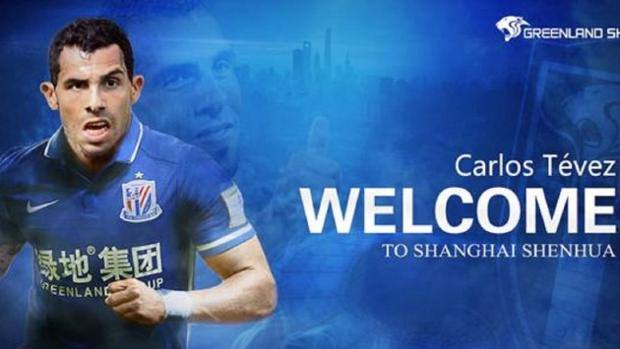 tevez allo shangai shenua's