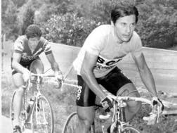 Giro 1979: Beppe Saronni in rosa davanti a Francesco Moser