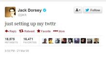  del fondatore Jack Dorsey il primo tweet, datato 21 marzo 2006