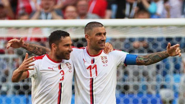 La gioia di Kolarov. EPA La gioia di Kolarov. EPA