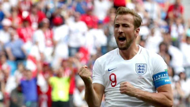 Harry Kane, simbolo dello strapotere inglese su Panama. Epa Harry Kane, simbolo dello strapotere inglese su Panama. Epa