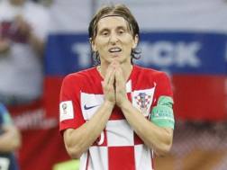 Luka Modric, leader deludente della Croazia. Epa