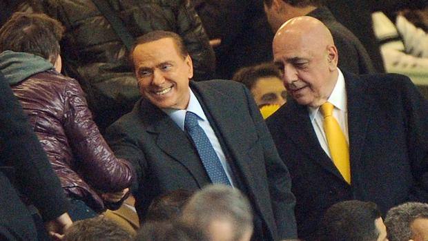 Silvio Berlusconi, 81, and Adriano Galliani, 74. Ansa