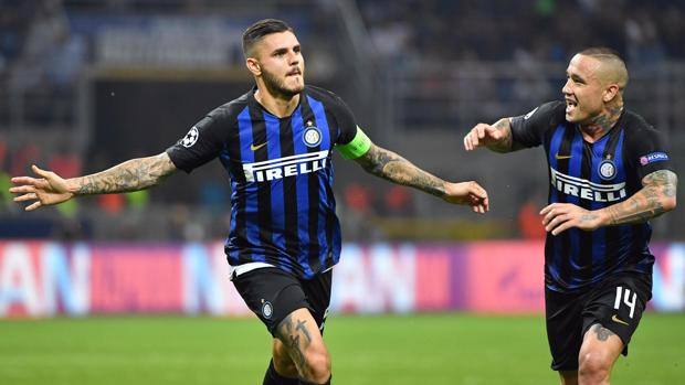 Icardi esulta. Ansa Icardi esulta. Ansa