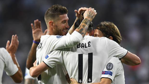 L'esultanza del Real. Afp L'esultanza del Real. Afp