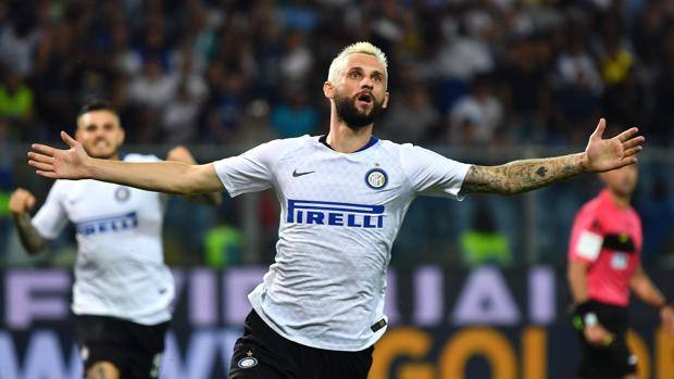 Marcelo Brozovic, autore del gol decisivo. Afp Marcelo Brozovic, autore del gol decisivo. Afp