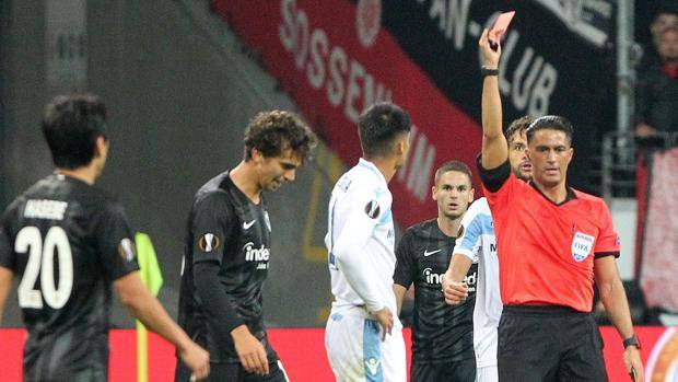 L'espulsione di Joaquin Correa. Afp L'espulsione di Joaquin Correa. Afp