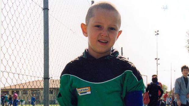 Pierluigi Gollini da bambino. Pierluigi Gollini da bambino.