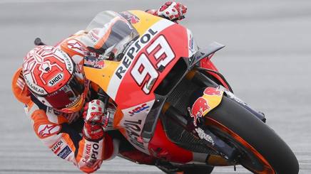 Marc Marquez in Sepang. epa Marc Marquez in Sepang. epa