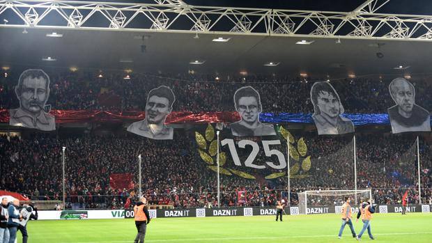 La coreografia genoana. Getty La coreografia genoana. Getty