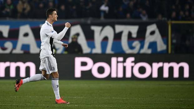 L’esultanza di Ronaldo. Afp L’esultanza di Ronaldo. Afp